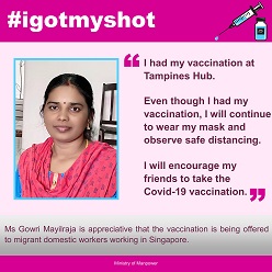 #igotmyshot - Experiences of MDW on COVID-19 vaccinations (English and Tamil)