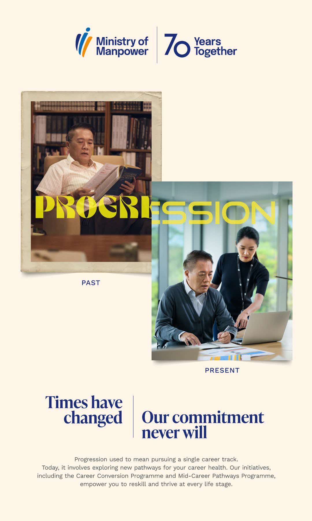 Image shows key visual titled Progression.