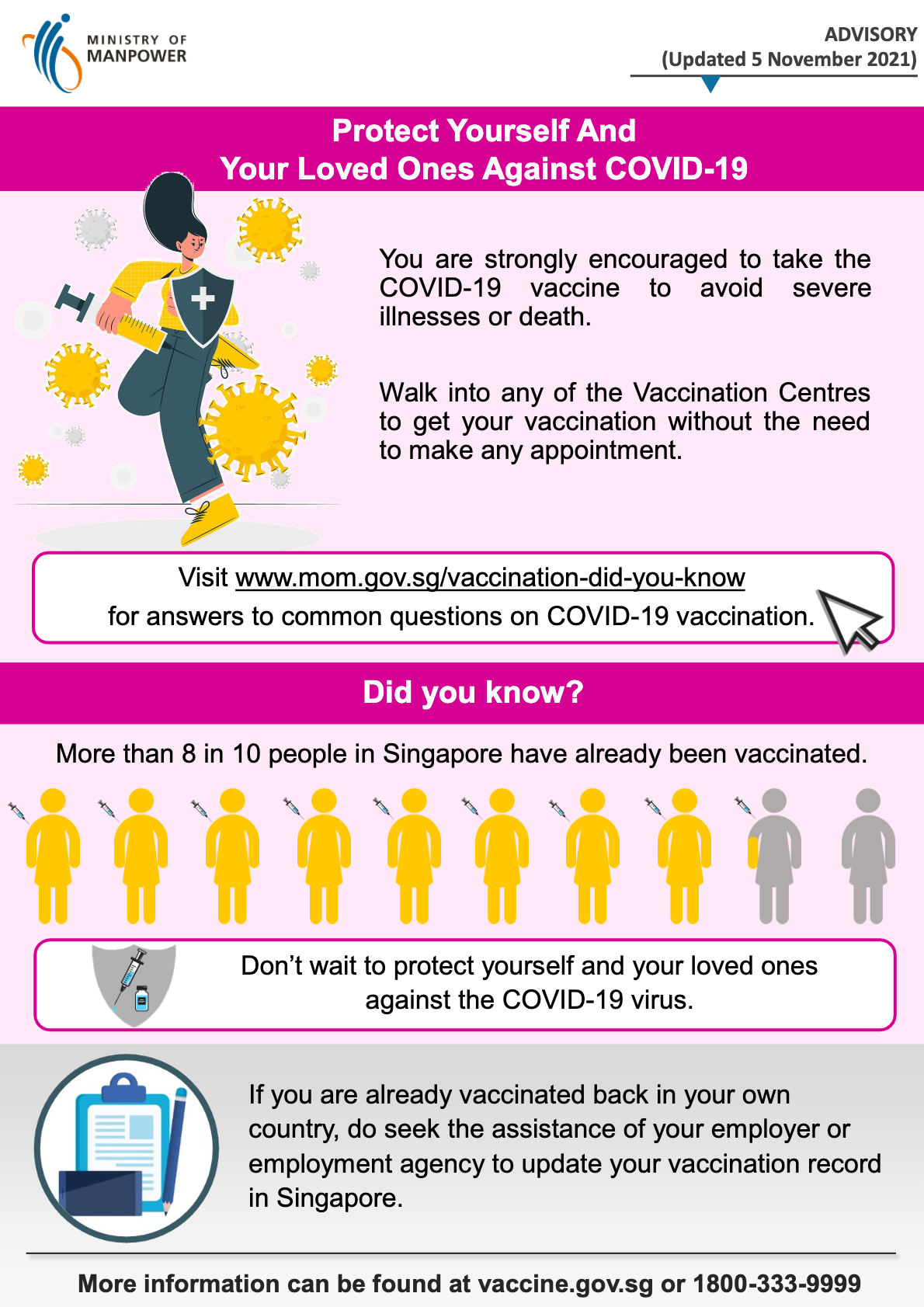 Thumbnail - COVID-19 Vaccination is available for Migrant Domestic Workers