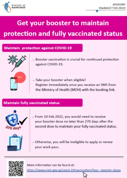 Thumbnail - Information on COVID-19 booster for migrant domestic workers