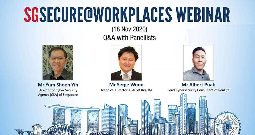 SGSecure@Workplaces cyber security seminar 2020