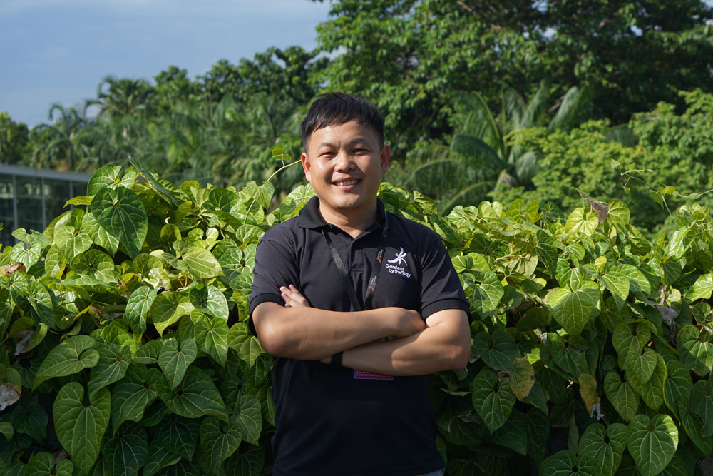 Mr Tan Wee Meng, an SGSecure rep appointed by Gardens by the Bay