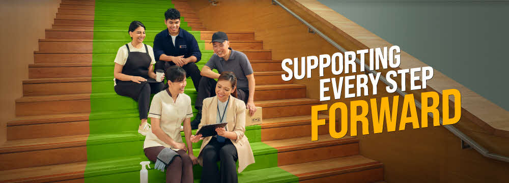 supporting every step forward