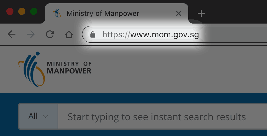 MOM's website URL