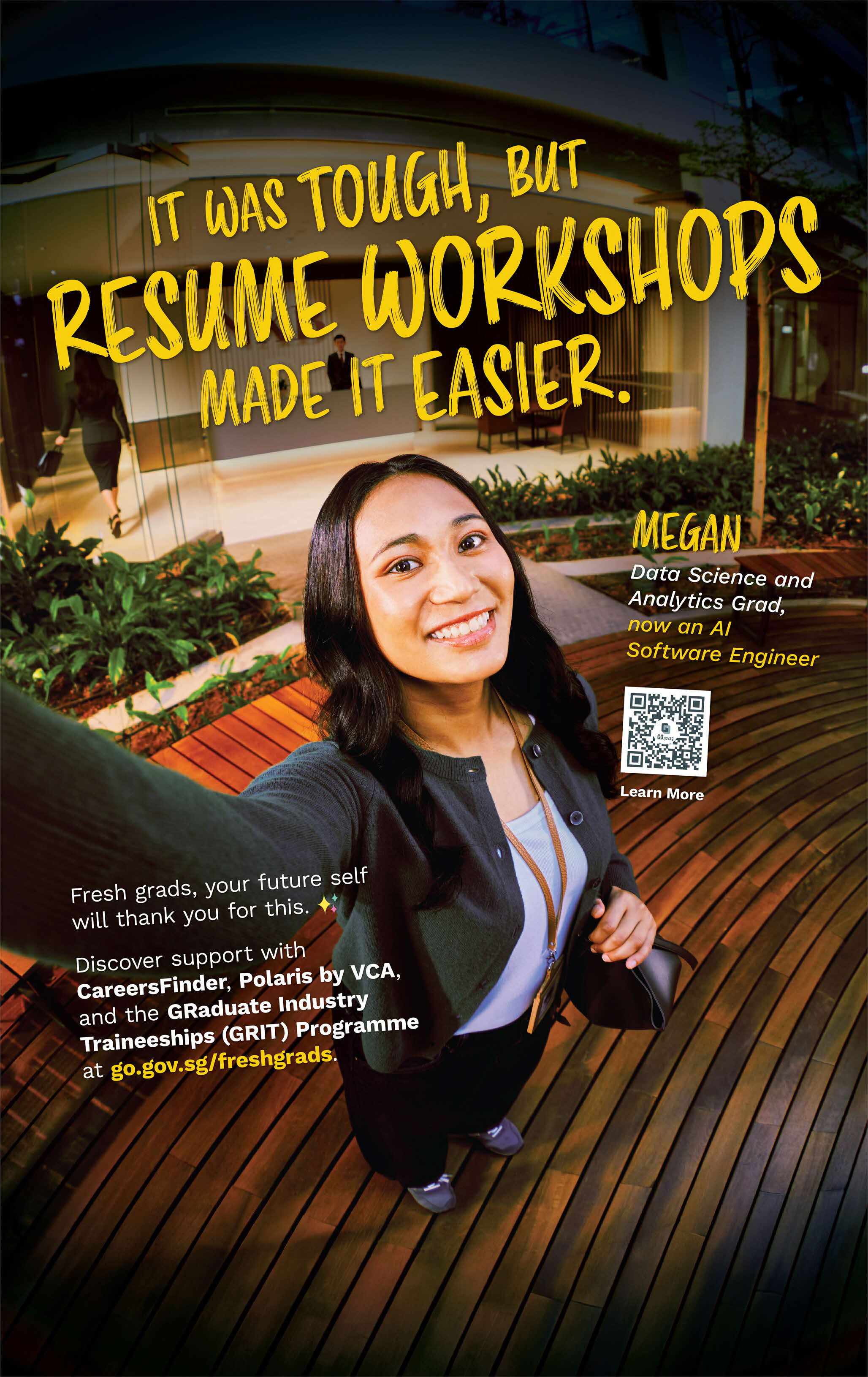 Megan, Fresh Graduate